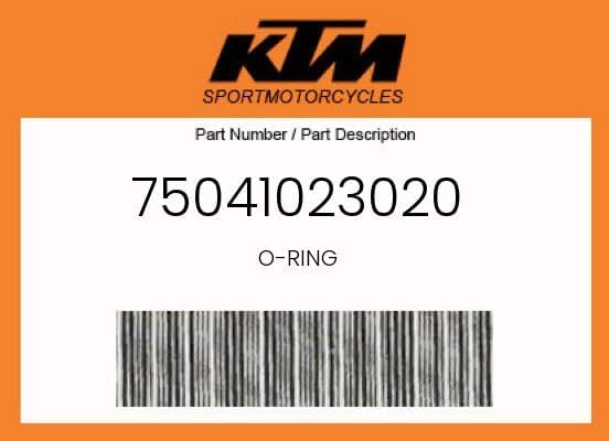NEW OEM KTM O-RING 7,2x2,2 75041023020
