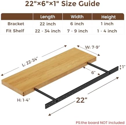 floating shelf bracket heavy duty floating mantel bracket shown in use