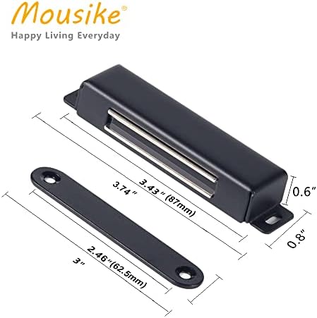 mousike magnetic door catch heavy duty 90lb door shown in use