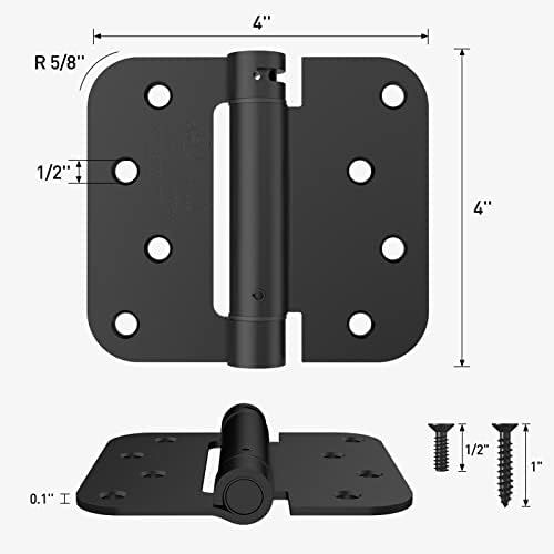 hosom 4 pack self closing door hinges 4 shown in use