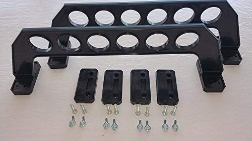 cobra storage garage door storage rack - 21", front angle view