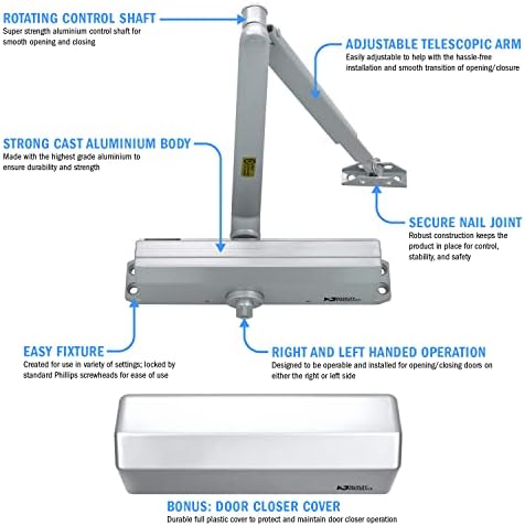 nuk3y 9000 series grade 1 heavy duty door, side view