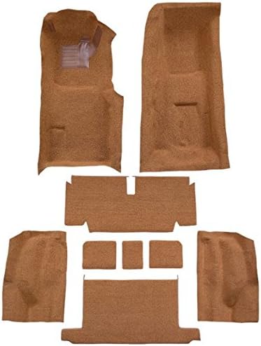 ACC Automotive Carpet Compatible with 1971 to 1972 Chevrolet Corvette, Convertible 4 Speed, Complete Kit (501-Black 80-20 Loop)