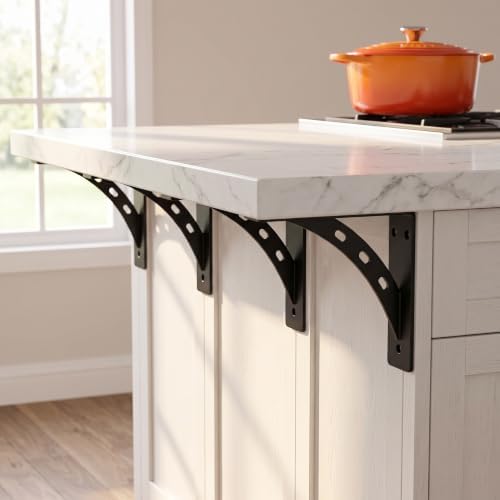countertop support brackets 9"x8"x2", view 9
