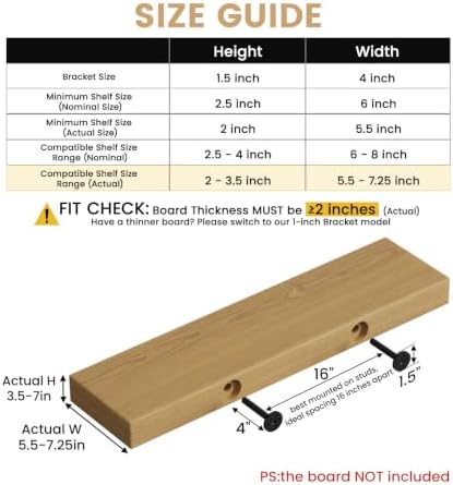 wall shelf brackets heavy duty floating shelf bracket shown in use