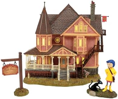 Department 56 Coraline Pink Palace Apartments Village Set – Lighted Building ...