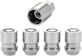 McGard 24154 Chrome Cone Seat Wheel Locks (M12 x 1.25 Thread Size) - 4 Locks / 1 Key