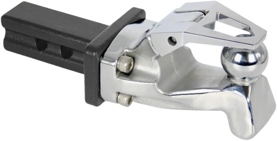 2-Inch Trailer Hitch Steel Tow Hook Removable Connector 5x5cm Hitch Ball Compatible with Car Trailer