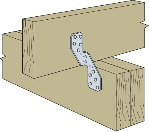 simpson strong-tie h2.5a - galvanized steel 18 gauge showing dimensions