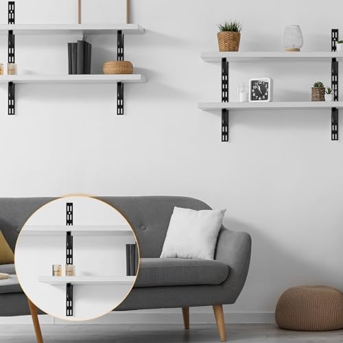 yalikop 10 pack adjustable shelf brackets for double, package contents