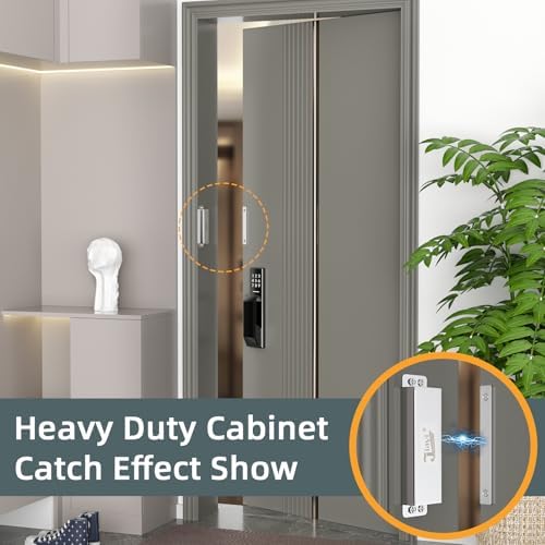 jiayi magnetic cabinet door catches 2 pack heavy on a desk or shelf