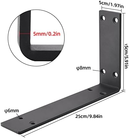 yumore countertop support bracket, heavy duty 5mm l, package contents