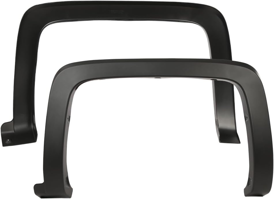 CROSSDESIGN Fender Flare Bed (Not for Dually Models) | Compatible with 2014-2018 Chevy Silverado 1500/2015-2019 Chevy Silverado 2500HD 3500HD(Only Fit Models with Fleetside)