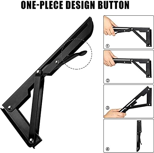 folding shelf brackets - 20 inch 4 pcs showing dimensions