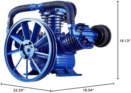 vevor air compressor pump head, 10hp 17.5cfm @, view 11