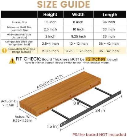 floating shelf hardware heavy duty hidden shelf brackets shown in use