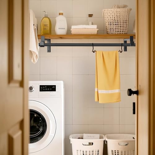 ezydecor closet rod bracket shelf brackets with hook, package contents