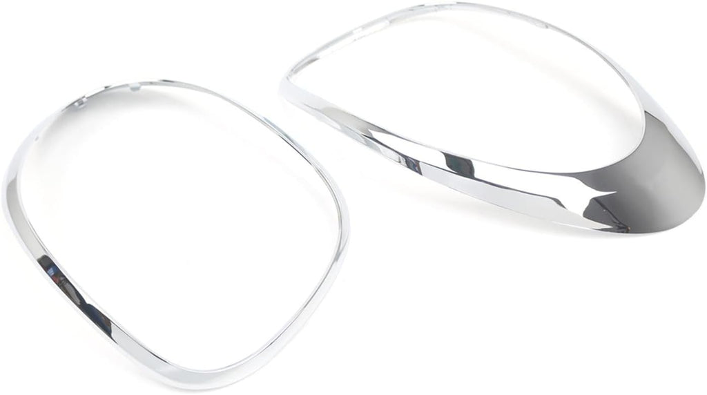 Tail Light Cover Trim Ring Silver Fit for fiat 500L 2014 2015 2016 2017 2018 2019 2020 Rear Lamp Shade Brake Indicator Protection