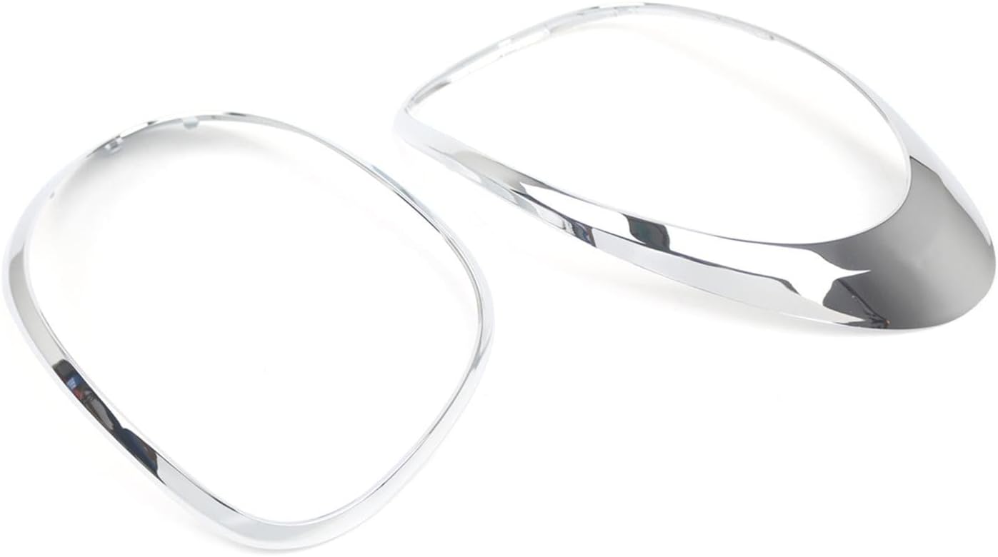 Tail Light Cover Trim Ring Silver Fit for fiat 500L 2014 2015 2016 2017 2018 2019 2020 Rear Lamp Shade Brake Indicator Protection