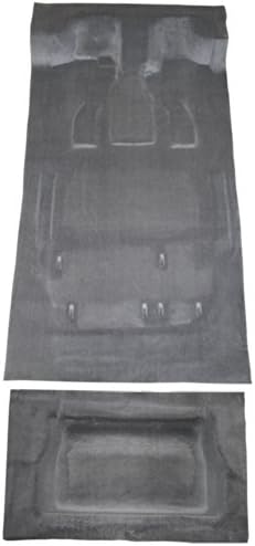 Auto Custom Carpets Replacement Auto Carpet Floor Liner - Molded Cutpile - fits 2005-2007 Chrysler Town and Country Stow and Go Seats Model Complete (Black)
