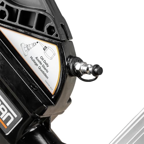 freeman lightweight pneumatic 2-in-1 2" flooring nailer/stapler |, close-up detail