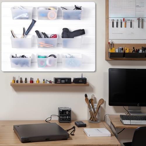 unittype 18 pcs slat wall bins wall mount, package contents