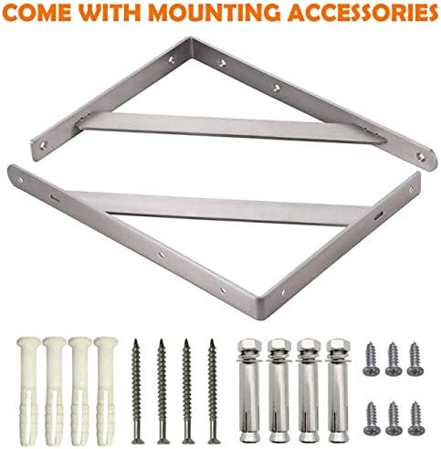clt shelf bracket 16” x 12" max load:, front angle view