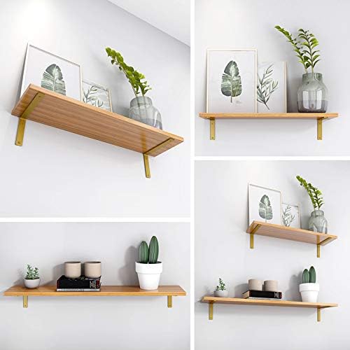 gold heavy duty shelf brackets 8 inch, extra on a desk or shelf
