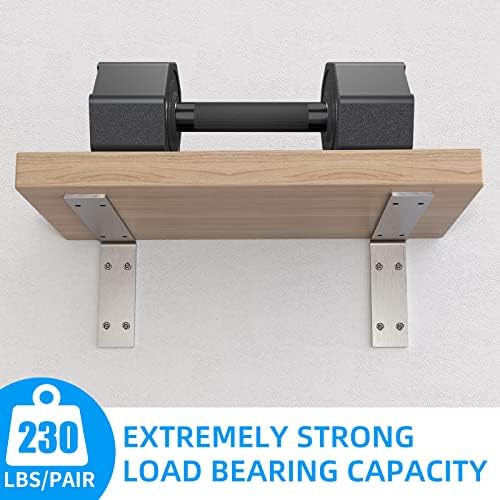 yumore countertop support bracket, heavy duty 5mm l, close-up detail