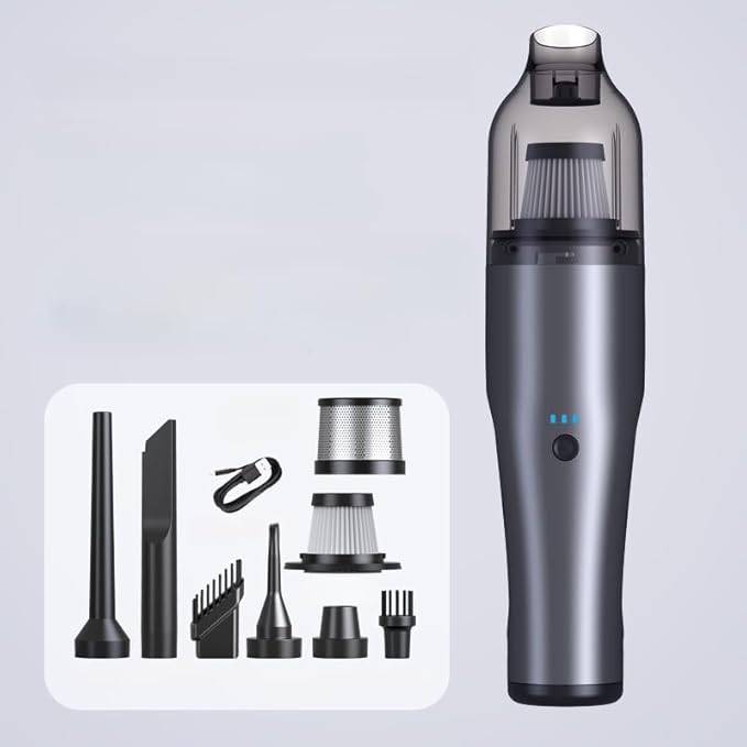 Wireless car-Mounted Vacuum Cleaner 13000PA Suction Handheld Vacuum USB by Unknown