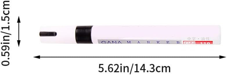 TEHAUX 7pcs Oil Based Tire Paint Pens Quick-drying Touch up Paint Markers Plastic Car Coat Pens for Waterproof Graffiti and Concealing Marks