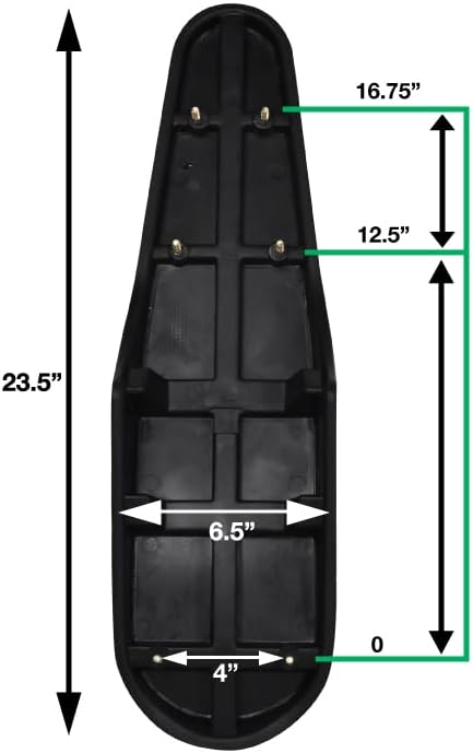 Enjoy Mfg USA-Made Seat Cover - Compatible with Ridstar Q20 E Bike #477 (All Black w/Black Ribs)