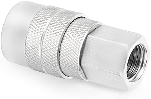 gasher 12pcs 1/4-inch female industrial coupler,1/4 basic flow on a desk or shelf