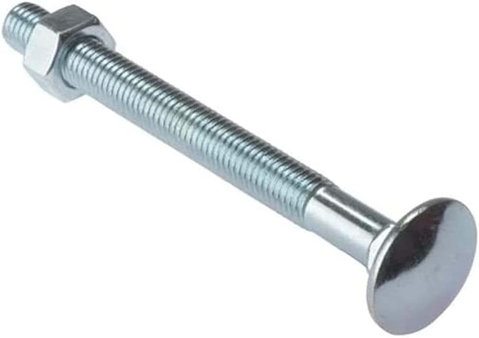 merriway bh04898 carriage bolts with nuts, m10 x, main product view