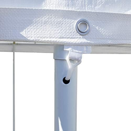 caravan canopy d2c20011 domain shelters pro 200 10' showing dimensions