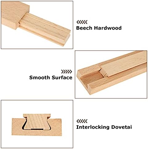 15.7 inch wooden drawer slides, bottom center mount, close-up detail