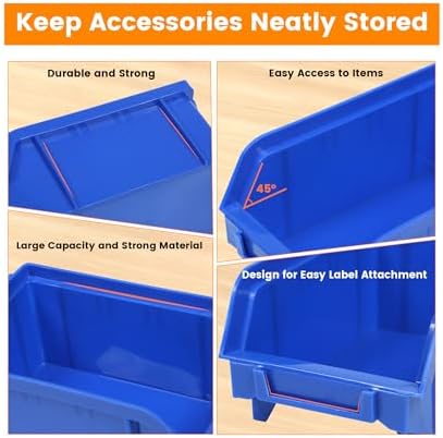 maxworks wall mount storage rack 30 bin heavy‑duty showing dimensions