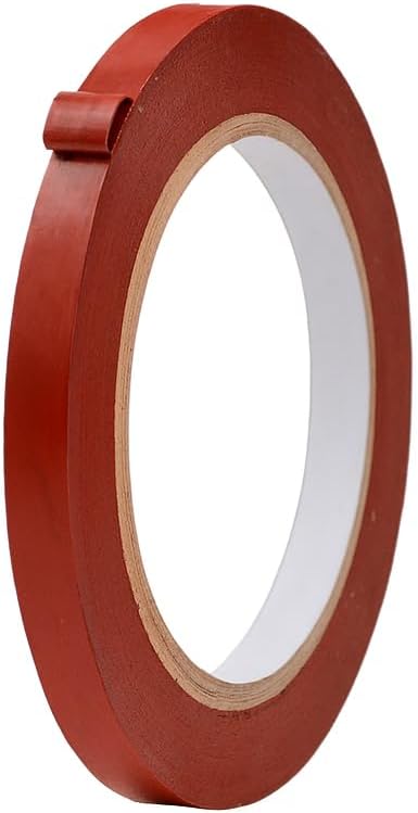 MAT Vinyl Marking Tape Terracotta - 3/8 inch x 36 yds. for Safety Floor Marking (School Gym, Restaurants, Warehouse), Dance Floor Splicing, Pinstriping Cars & Boats