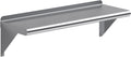 AmGood 30" Long X 10" Deep Stainless Steel Wall Shelf | NSF Certified |
