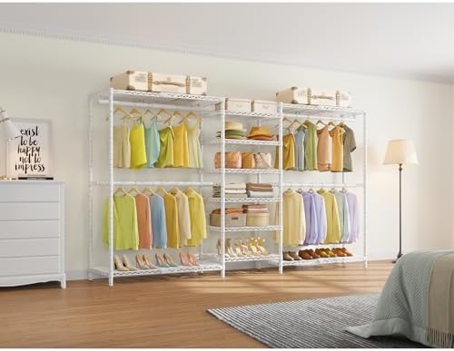 vipek x3 plus large expandable closet rack wardrobe on a desk or shelf