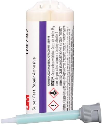 3m super-fast repair adhesive, 04747, 1.6 fl oz shown in use
