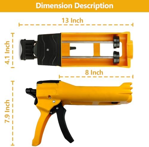 double caulking gun for 400 ml(13.5 fl oz,1:1, package contents