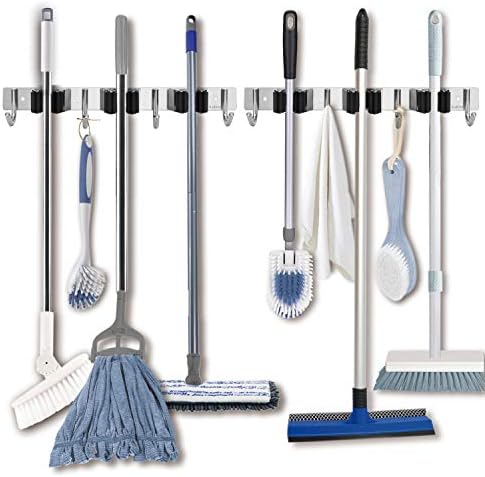 broom hanger wall mounted, 2pcs mop and broom, main product view