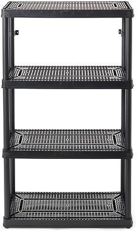 gracious living 4 shelf fixed height ventilated medium on a desk or shelf