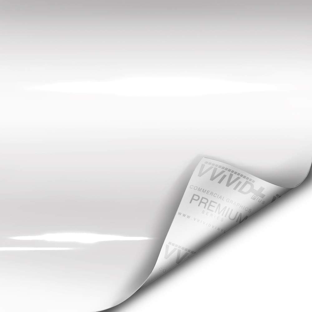 VViViD Ultra Gloss White Air-Release Adhesive Vinyl Pinstripe Tape Roll (3 Inch x 20ft)