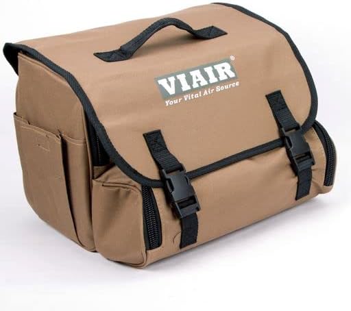 VIAIR 400P - 40045, Automatic Function Portable Compressor Kit, Tire Pump, Truck/SUV Tire Inflator, Silver, For up to 35 Inch Tires