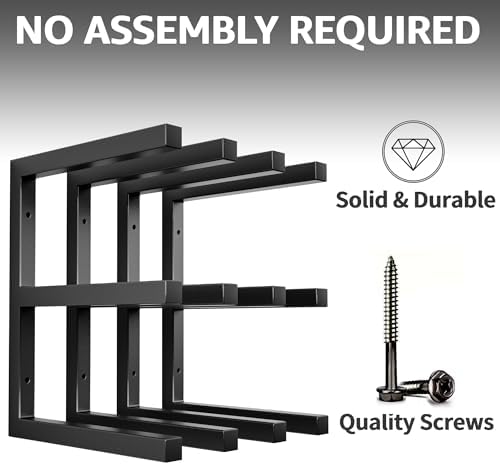 yyr wood organizer and lumber storage rack wall, close-up detail