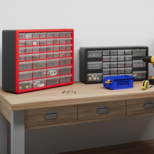 akro-mils 26-drawer plastic storage cabinet, 20"w x 6"d, view 12