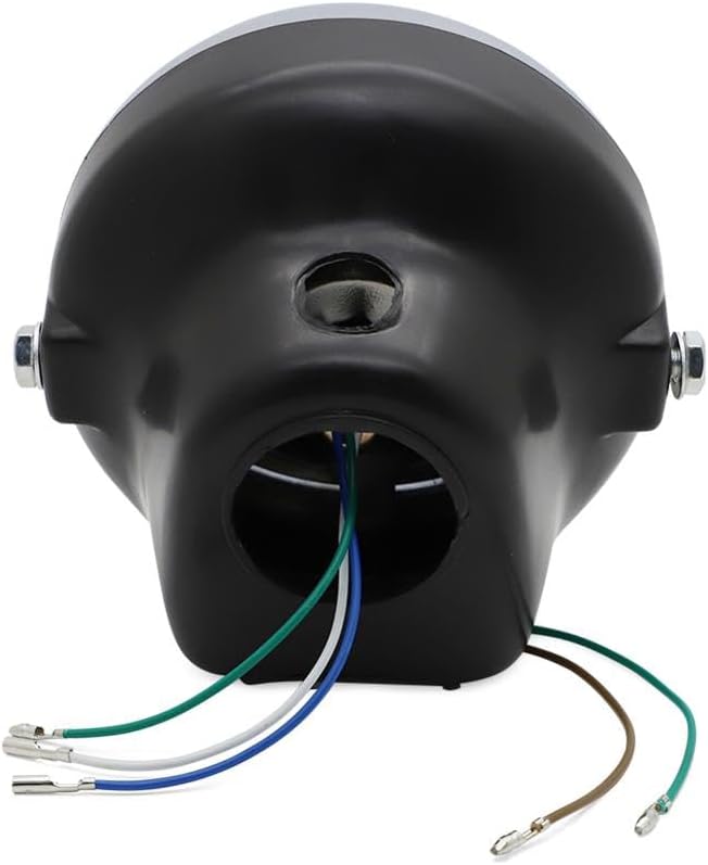Clear Lens Headlight Lamp compatible with Yam-aha DT400 DT250 DT175 DT125 DT100 DT80 GT80 XT500 XT550 6V Light Lamp
