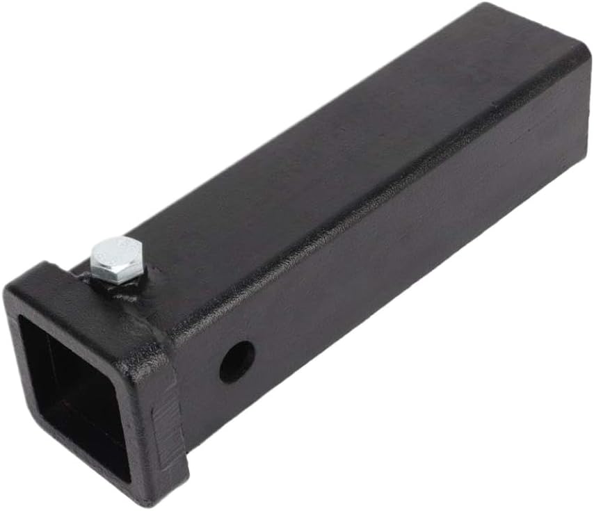 2 Inch Trailer Hitch Receiver Tubing 10 Inch Long Tow Bar Mount Compatible with RV Camper Caravan